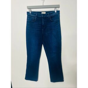 L'AGENCE Oriana High Rise Straight Jeans Bleu Jay Sz 30